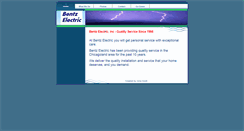 Desktop Screenshot of bentzelectricinc.com